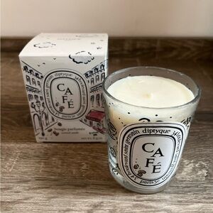 Diptyque Paris “Café” scented candle limited edition; brand new